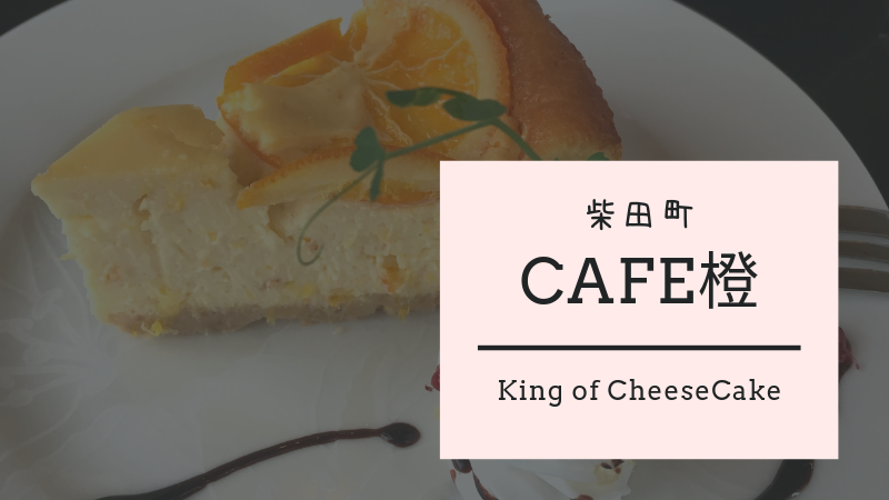 柴田町 おしゃれカフェ Cafe 橙 チーズケーキが絶品 みやぎで暮らす